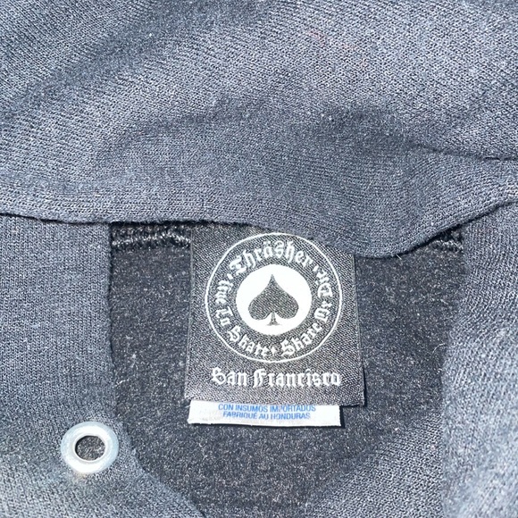 Men’s THRASHER hoodie size Small. - Picture 2 of 2